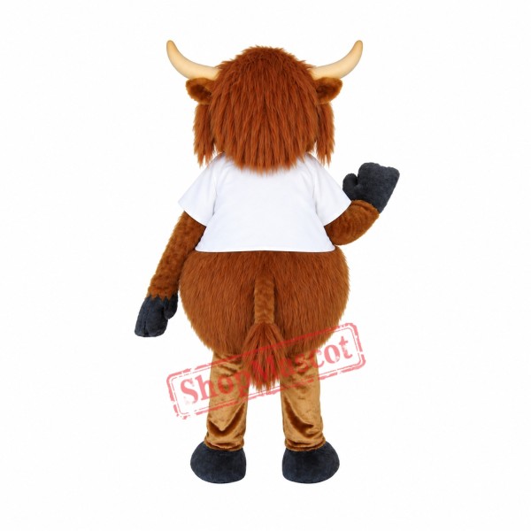 Cute Furry Cow Mascot Costume Cute Furry Cow Mascot Costume