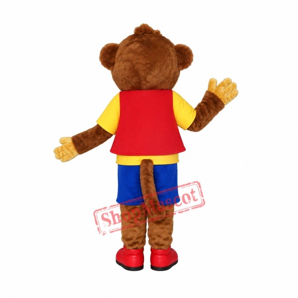 Smiling Monkey Mascot Costume Smiling Monkey Mascot Costume