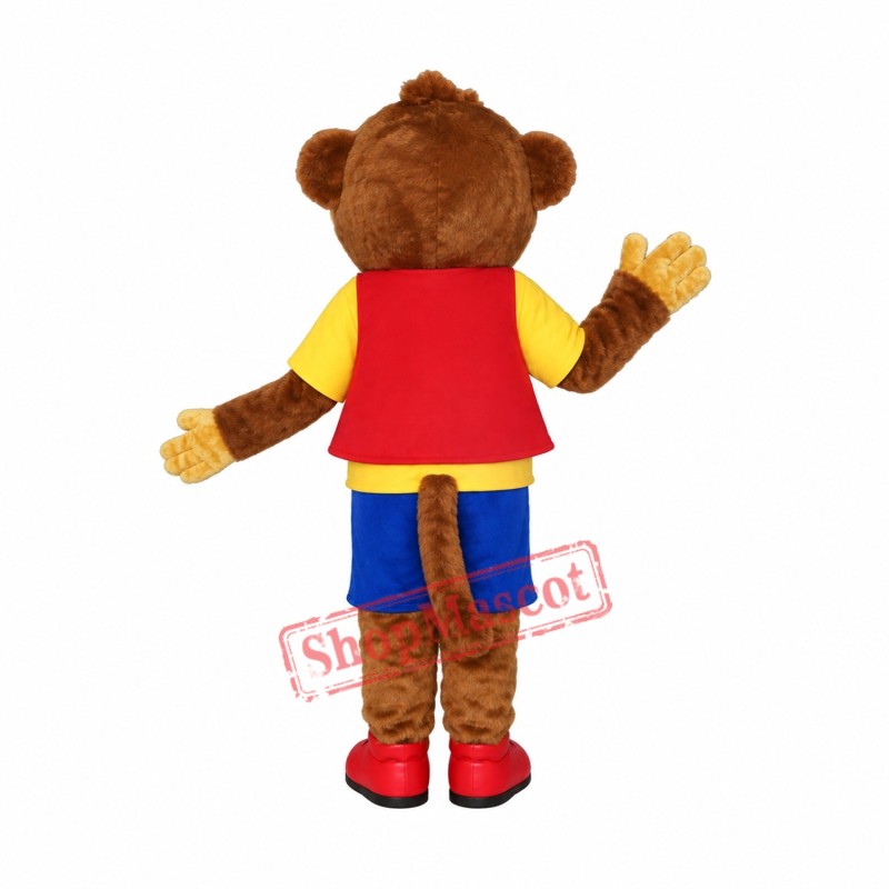 Smiling Monkey Mascot Costume Smiling Monkey Mascot Costume