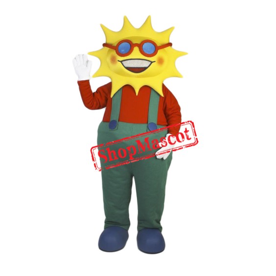 Smiling Lightweight Sun Mascot Costume