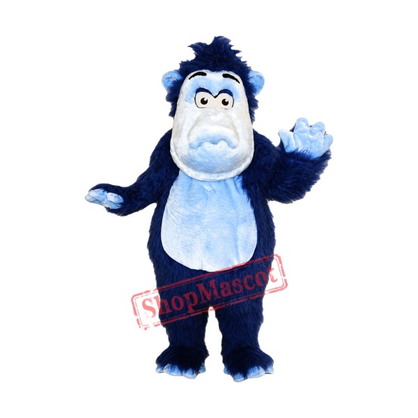 Blue Gorilla Mascot Costume