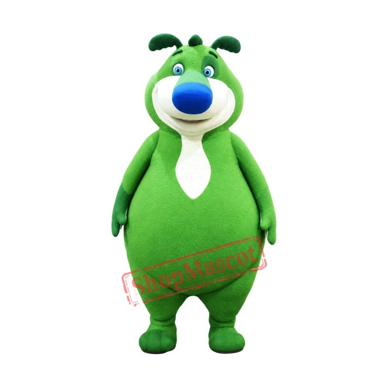 Cute Green Bear Mascot Costume Cute Green Bear Mascot Costume