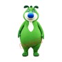 Cute Green Bear Mascot Costume