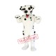 Happy Dalmation Dog Mascot Costume Happy Dalmation Dog Mascot Costume