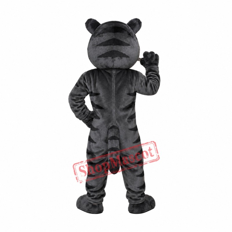 Happy Black Panther Mascot Costume Happy Black Panther Mascot Costume