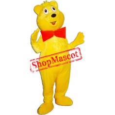 Yellow Lightweight Bear Mascot Costume