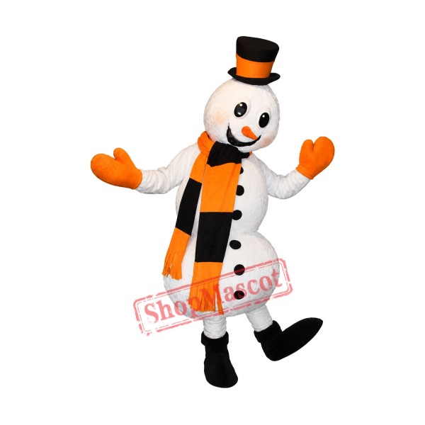 Happy Lightweight Snowman Mascot Costume Happy Lightweight Snowman Mascot Costume