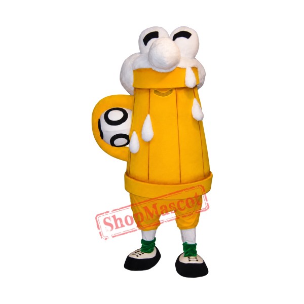 Glass of Beer Mascot Costume Glass of Beer Mascot Costume