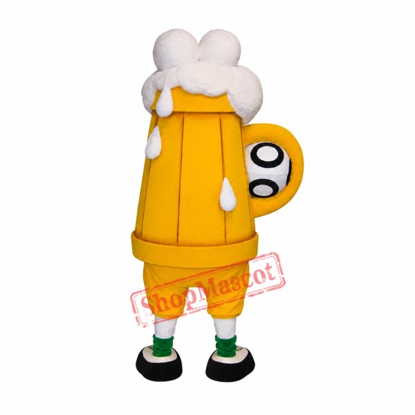Glass of Beer Mascot Costume Glass of Beer Mascot Costume