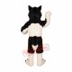 Black & White Wolf Mascot Costume