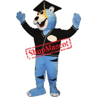 Blue Erudite Panther Mascot Costume