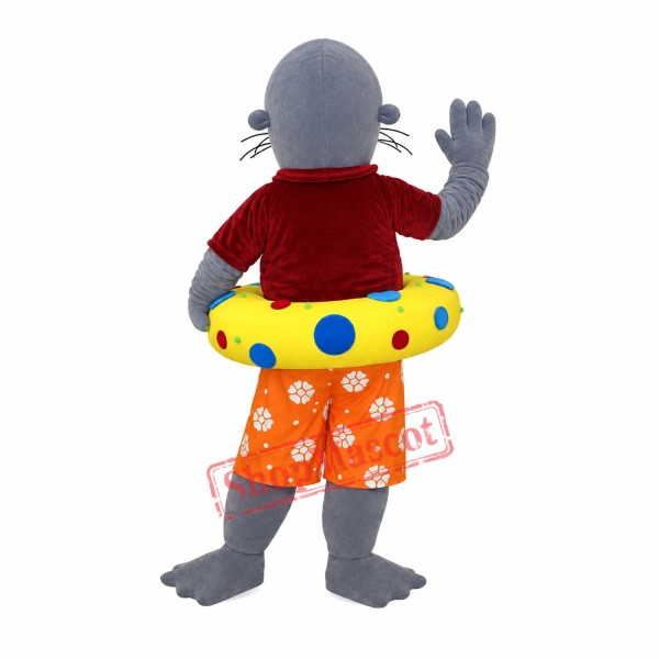 Happy Lightweight Sea Lion Mascot Costume Happy Lightweight Sea Lion Mascot Costume