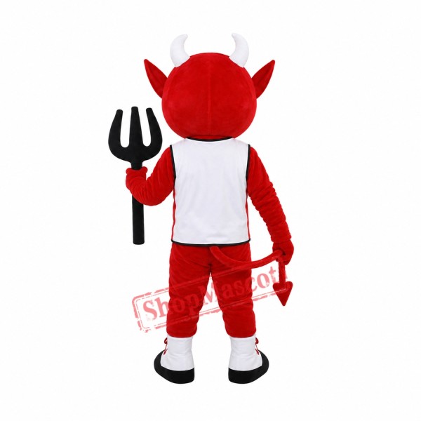 Angry Devil Mascot Costume Angry Devil Mascot Costume