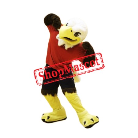 Sporty Eagle Mascot Costume