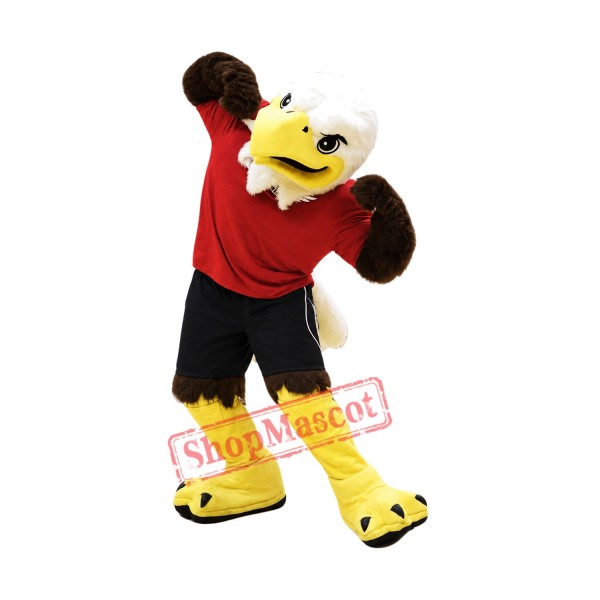 Sporty Eagle Mascot Costume