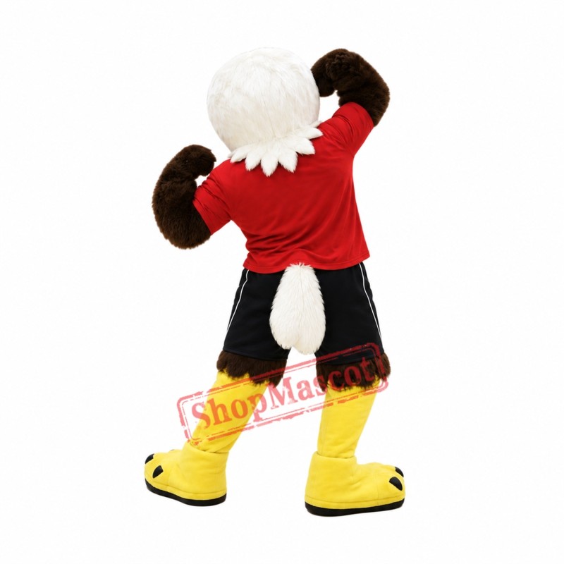 Sporty Eagle Mascot Costume Sporty Eagle Mascot Costume