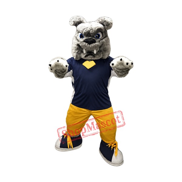 Power Furry Bulldog Mascot Costume