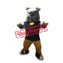 Power Furry Bulldog Mascot Costume