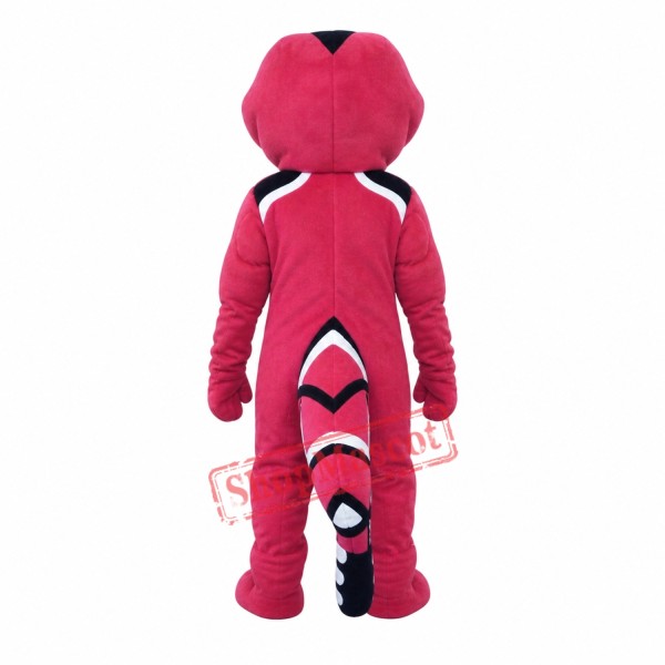 Fierce Red Cobra Mascot Costume