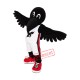 Black Raven Mascot Costume Black Raven Mascot Costume