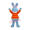 High Blue Bunny Mascot Costume