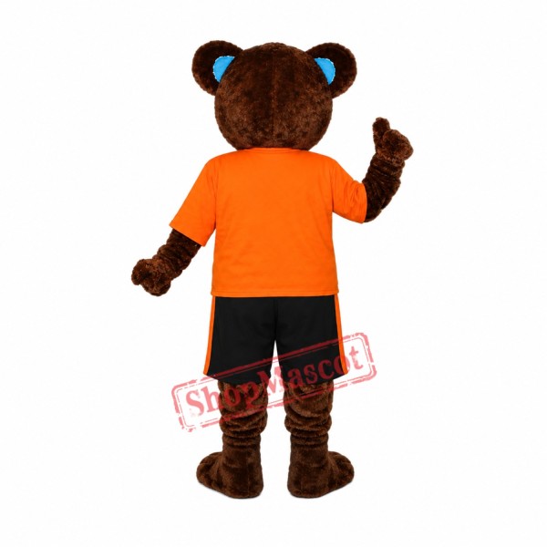 Sport Brown Bear Mascot Costume