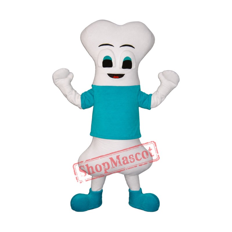 Happy Lightweight Bone Mascot Costume Happy Lightweight Bone Mascot Costume