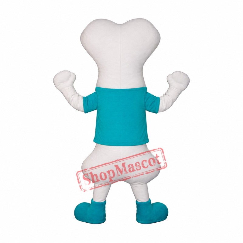 Happy Lightweight Bone Mascot Costume Happy Lightweight Bone Mascot Costume
