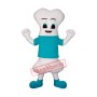 Happy Lightweight Bone Mascot Costume