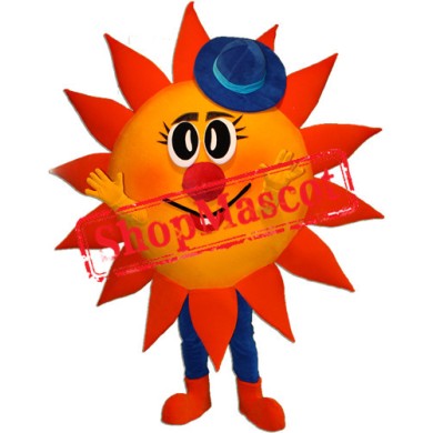 Happy Lightweight Sun Mascot Costume