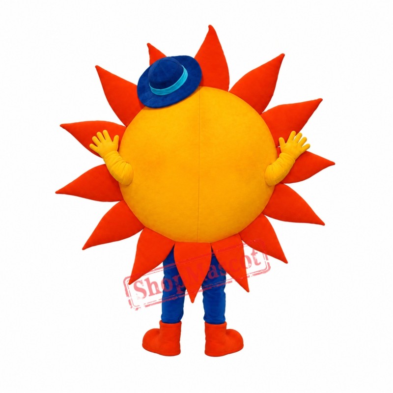 Happy Lightweight Sun Mascot Costume Happy Lightweight Sun Mascot Costume