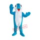 Happy Blue Dolphin Mascot Costume Happy Blue Dolphin Mascot Costume