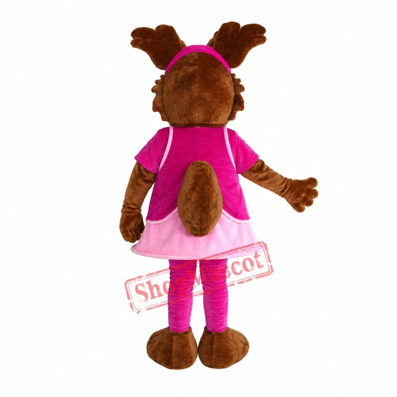 Girl Squirrel Mascot Costume