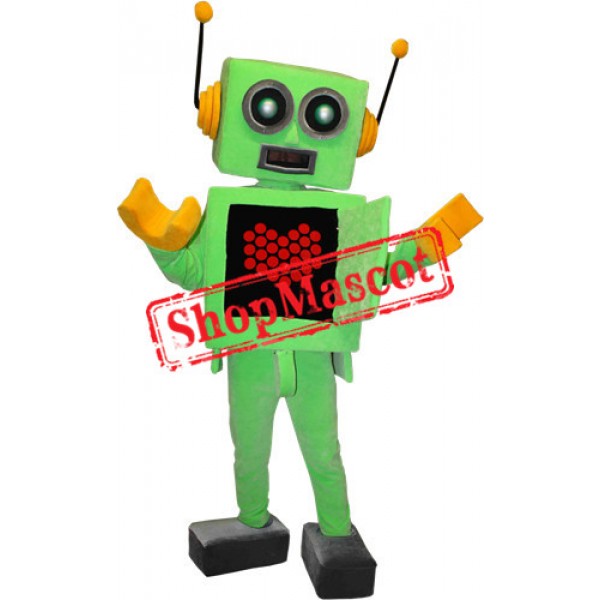 Happy Lightweight Robot Mascot Costume