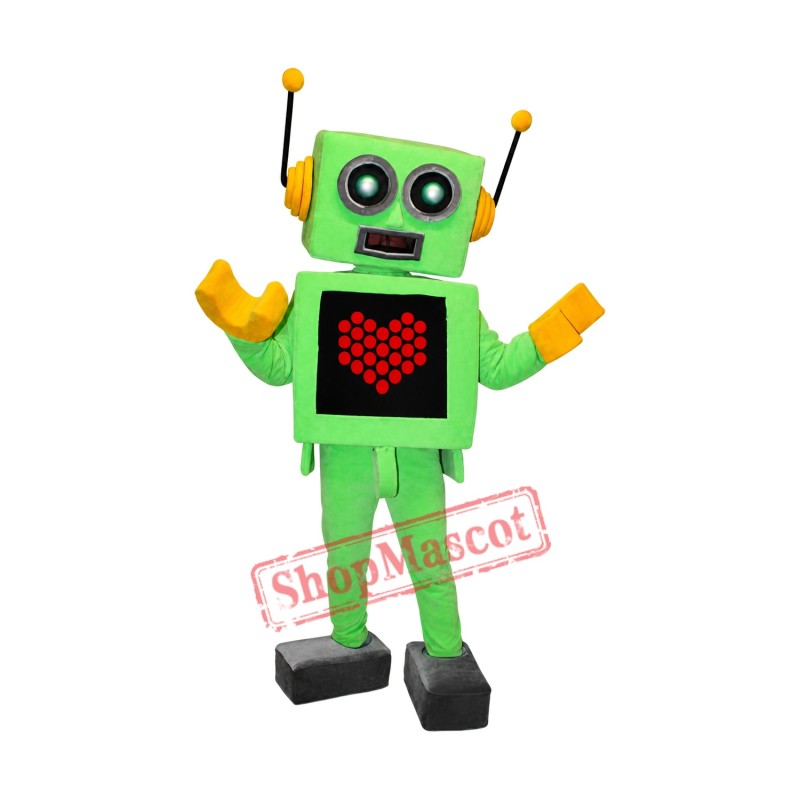 Happy Lightweight Robot Mascot Costume Happy Lightweight Robot Mascot Costume