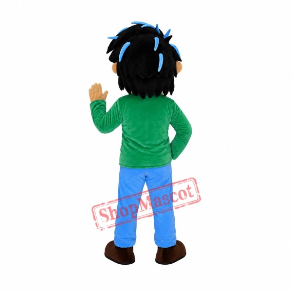 Handsome Boy Mascot Costume