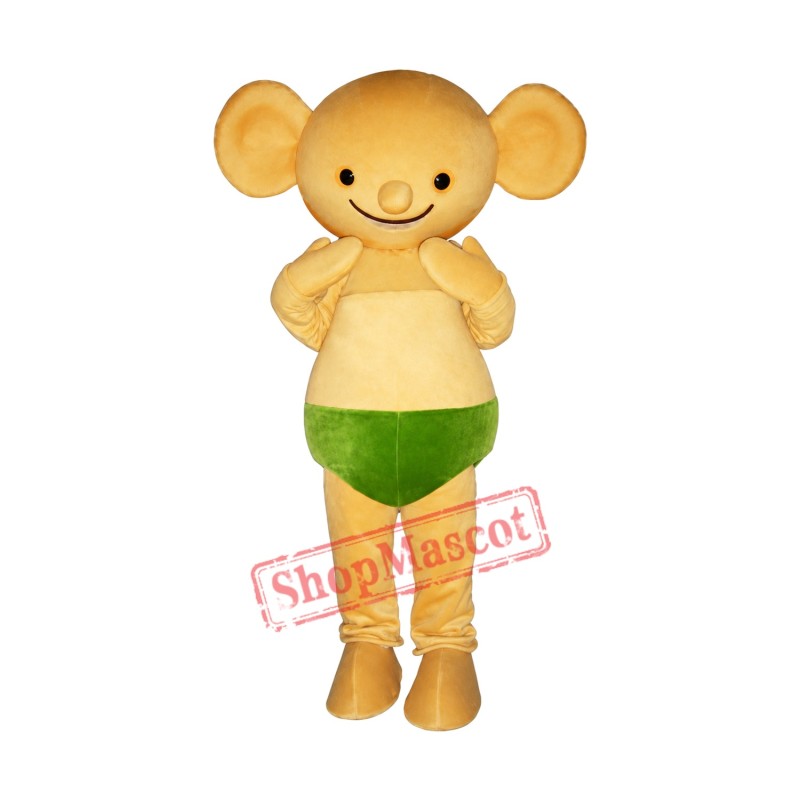 Yellow Koala Mascot Costume