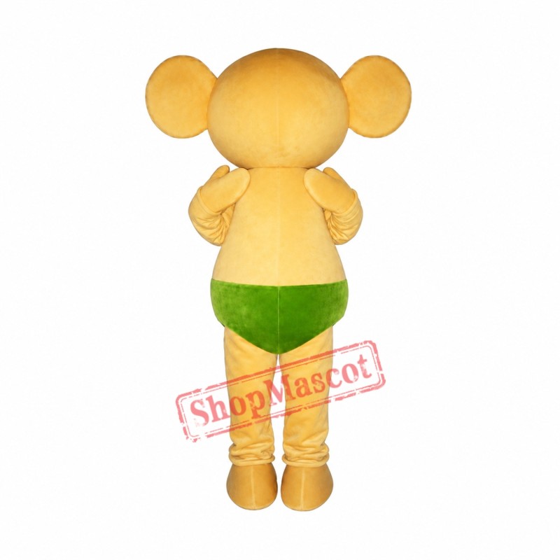 Yellow Koala Mascot Costume