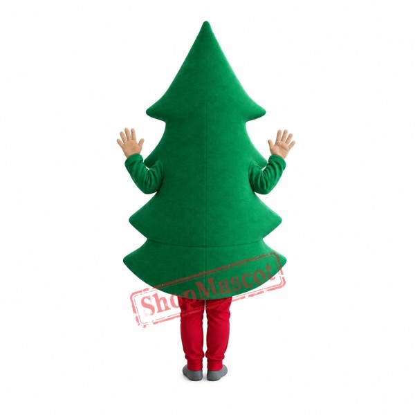 Happy Christmas Tree Mascot Costume Happy Christmas Tree Mascot Costume