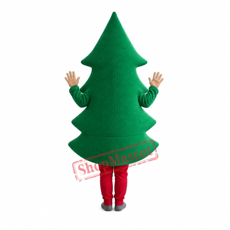 Happy Christmas Tree Mascot Costume