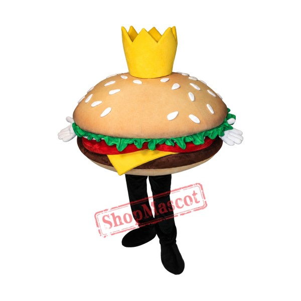 Big Hamburger Mascot Costume