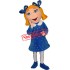 Beautiful Girl Mascot Costume Free Shipping