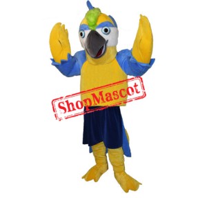 Yellow Parrot Mascot Costume