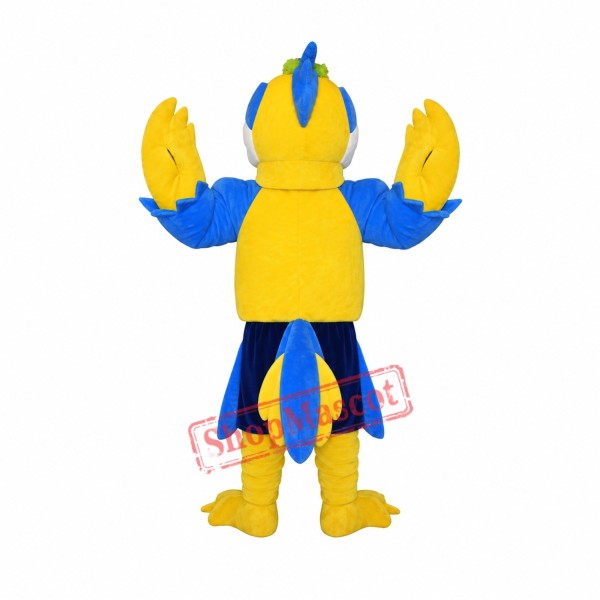 Yellow Parrot Mascot Costume Yellow Parrot Mascot Costume