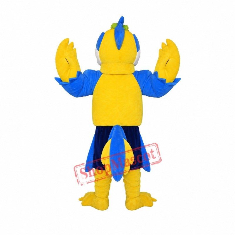 Yellow Parrot Mascot Costume Yellow Parrot Mascot Costume