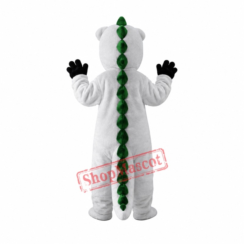 Grey Crocodile Mascot Costume