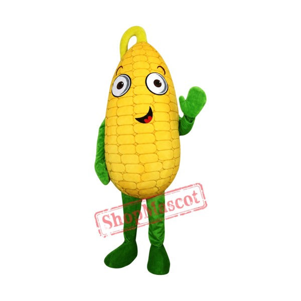 Happy Lightweight Cob Corn Mascot Costume Happy Lightweight Cob Corn Mascot Costume