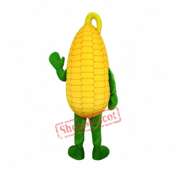 Happy Lightweight Cob Corn Mascot Costume Happy Lightweight Cob Corn Mascot Costume