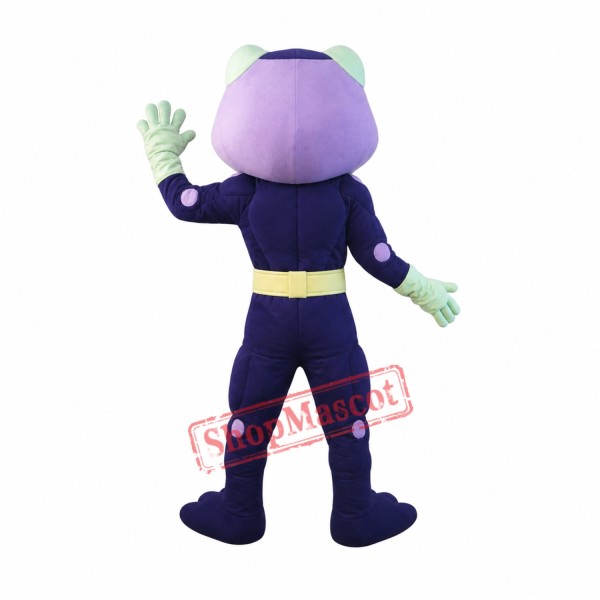 Hero Frog Mascot Costume Hero Frog Mascot Costume
