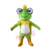 King Frog Mascot Costume
